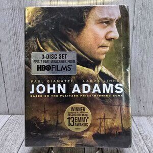John Adams 3-Disc DVD Box Set - The Complete HBO 7-Part Miniseries - New Sealed